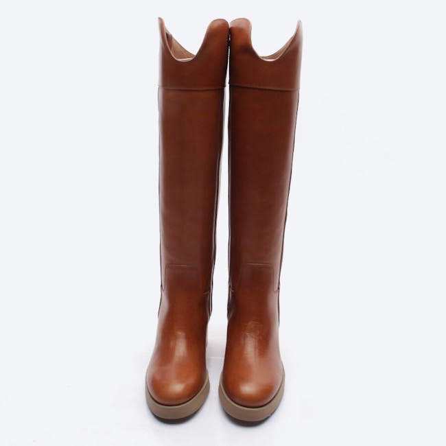 Image 2 of Overknee Boots EUR 36 Light Brown in color Brown | Vite EnVogue