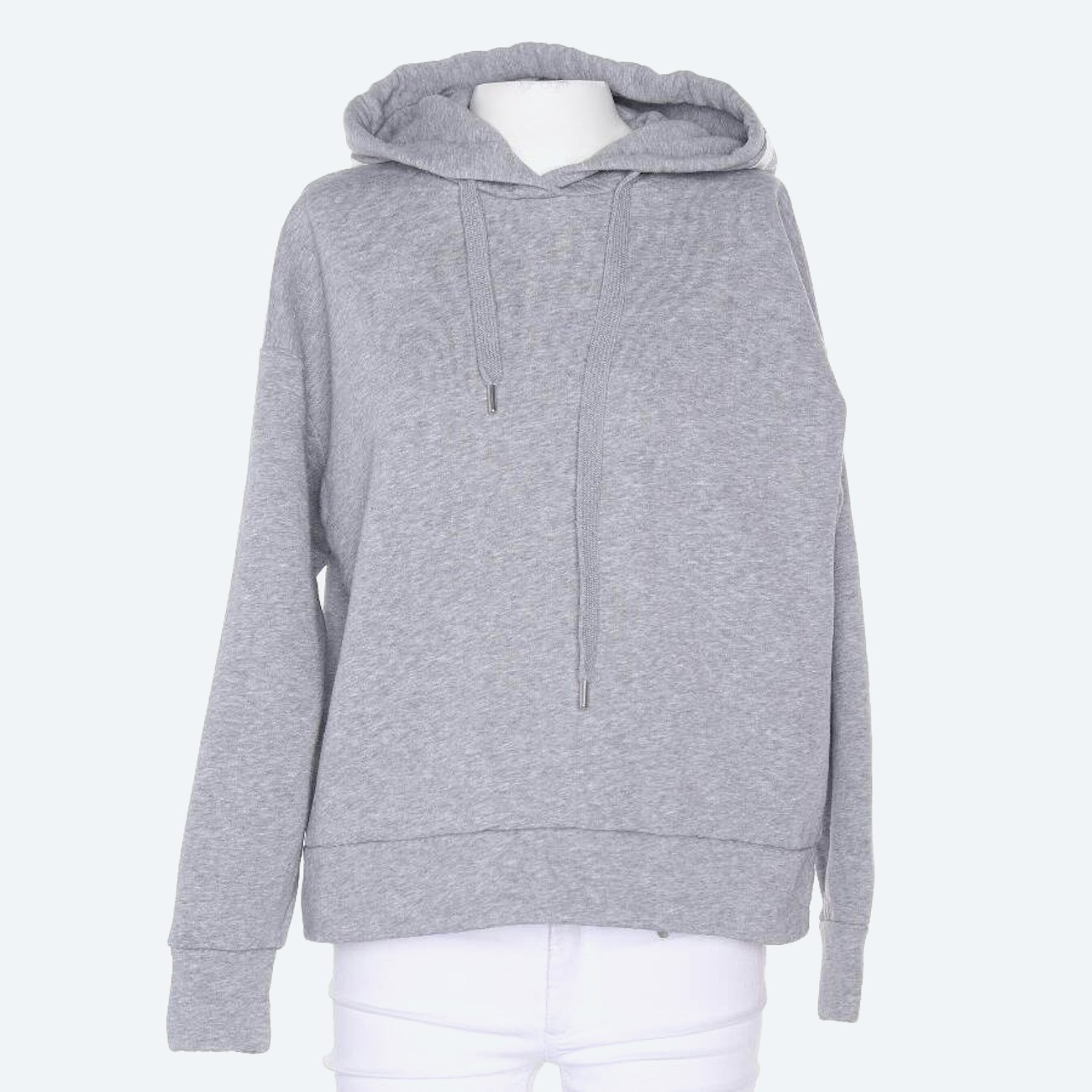 Image 1 of Hooded Sweatshirt 2XS Light Gray in color Gray | Vite EnVogue