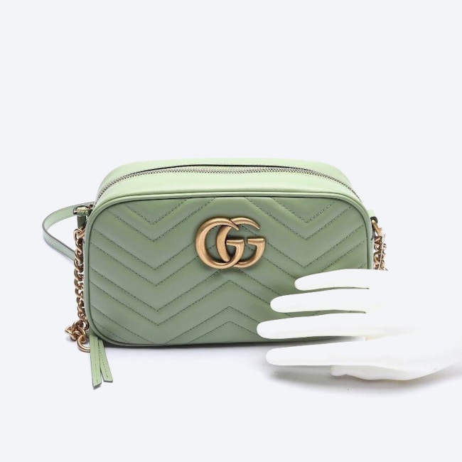 Image 4 of Marmont Crossbody Bag Green in color Green | Vite EnVogue