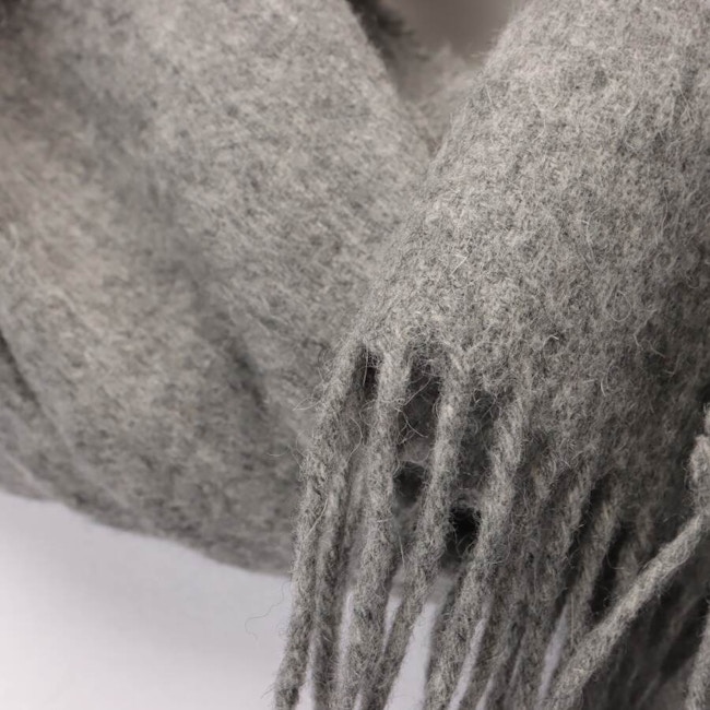 Image 2 of Wool Shawl Gray in color Gray | Vite EnVogue