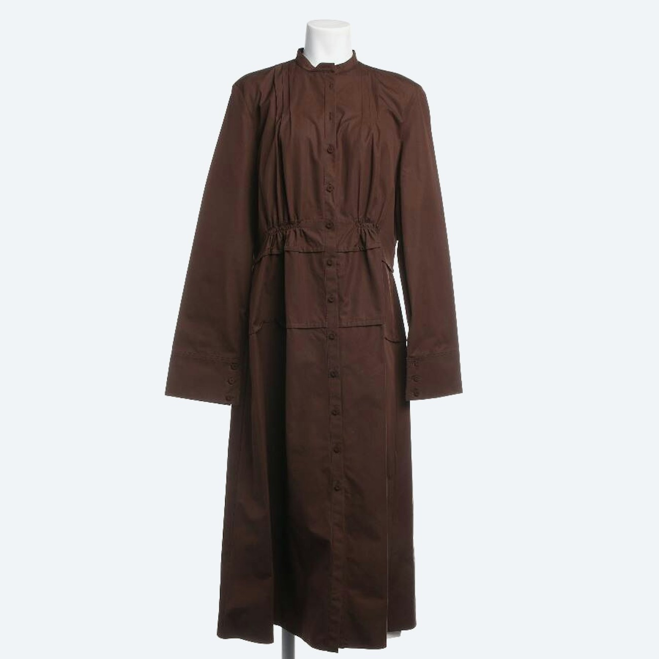 Image 1 of Dress 44 Brown in color Brown | Vite EnVogue