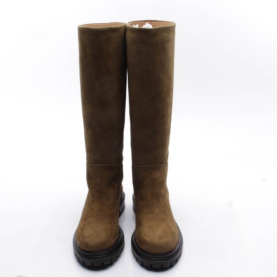 Image 2 of Boots EUR 37.5 Brown in color Brown | Vite EnVogue