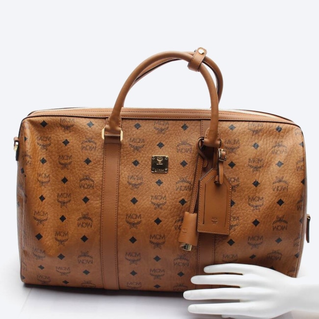 Image 4 of Travel Bag Light Brown in color Brown | Vite EnVogue