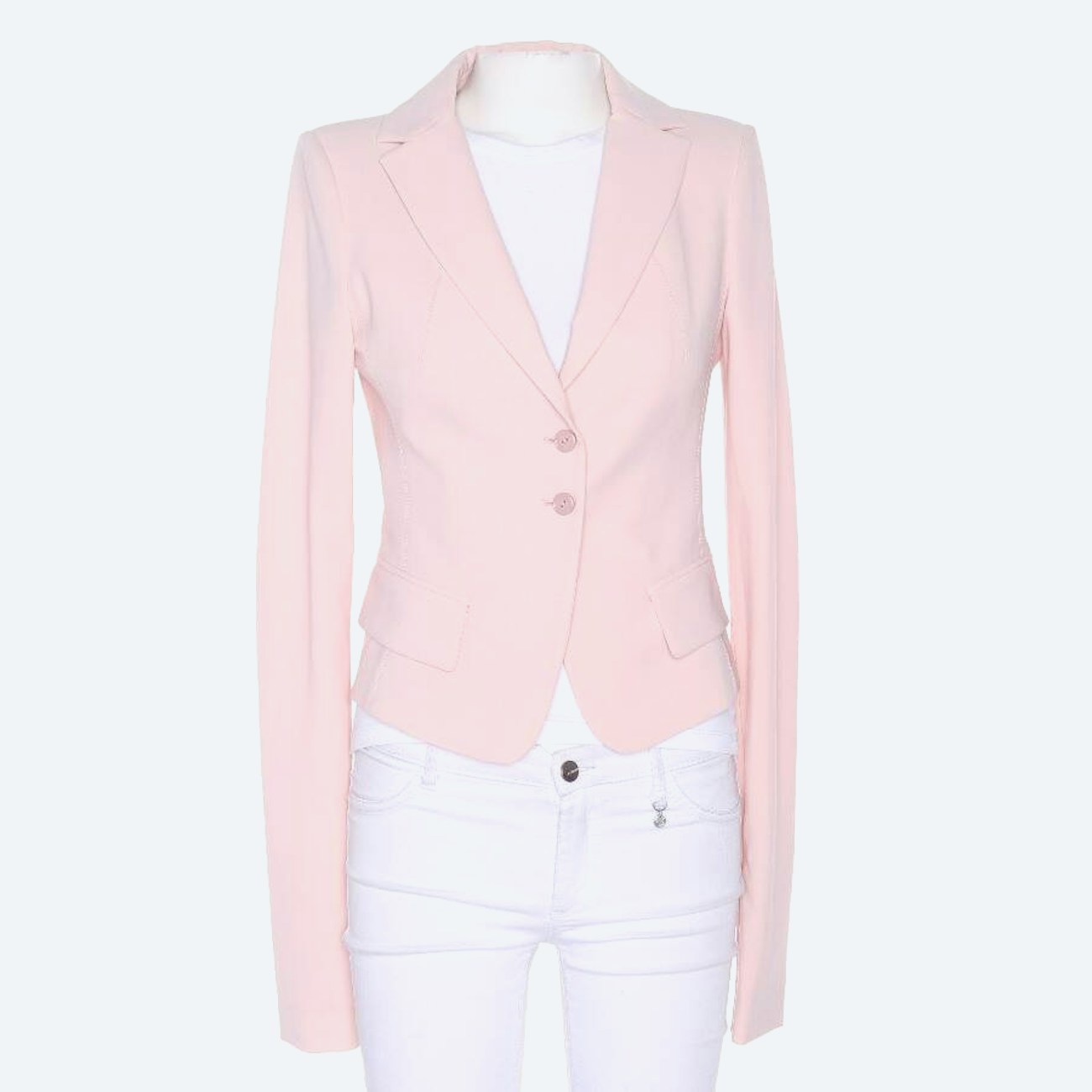 Image 1 of Blazer 34 Light Pink in color Pink | Vite EnVogue