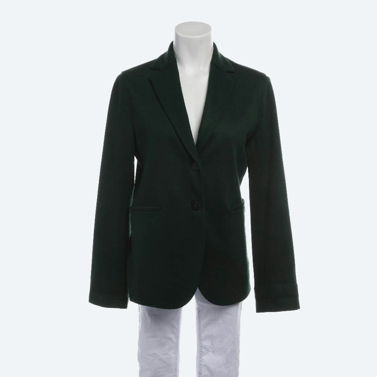 Image 1 of Wool Blazer 40 Green in color Green | Vite EnVogue