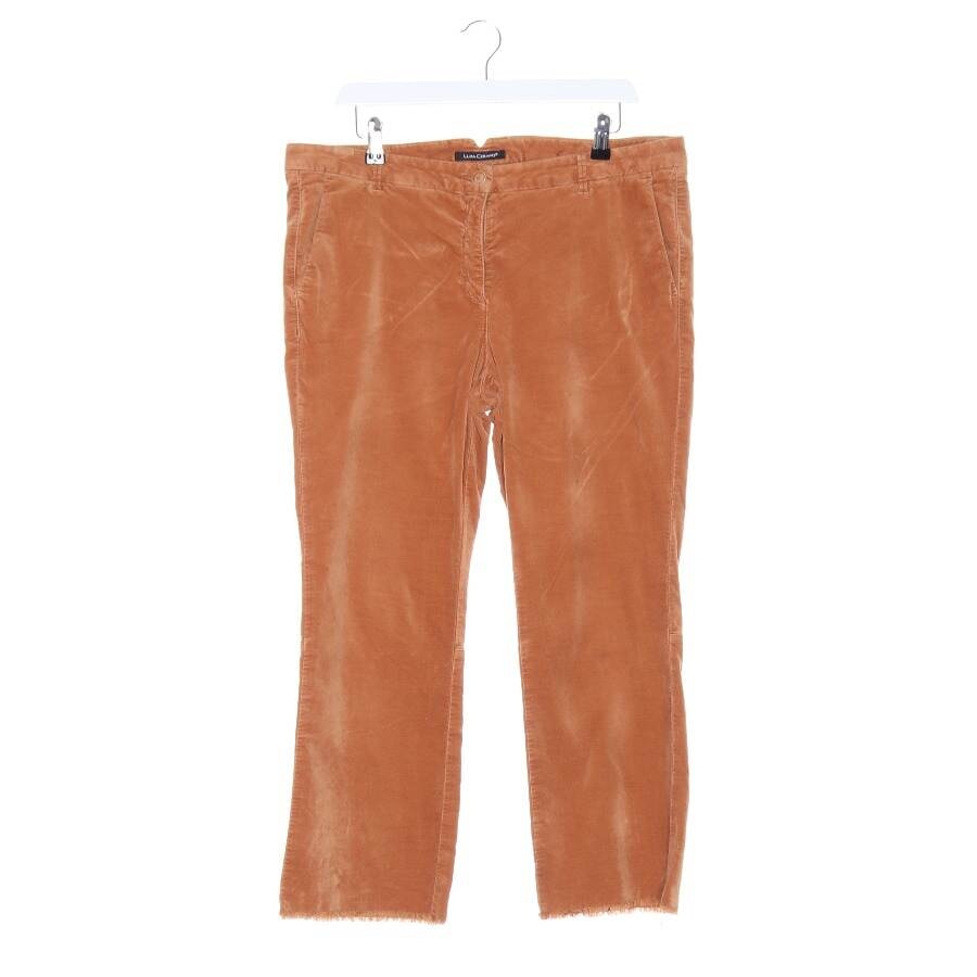 Image 1 of Velvet Pants 44 Orange in color Orange | Vite EnVogue