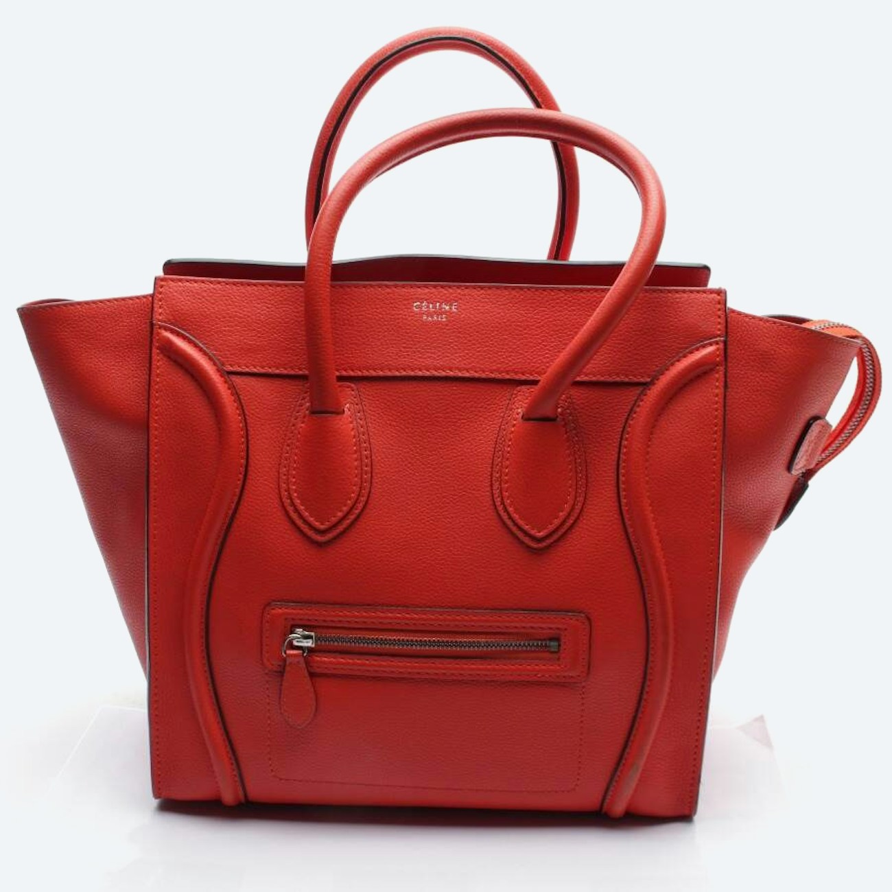 Image 1 of Luggage medium Handbag Red in color Red | Vite EnVogue