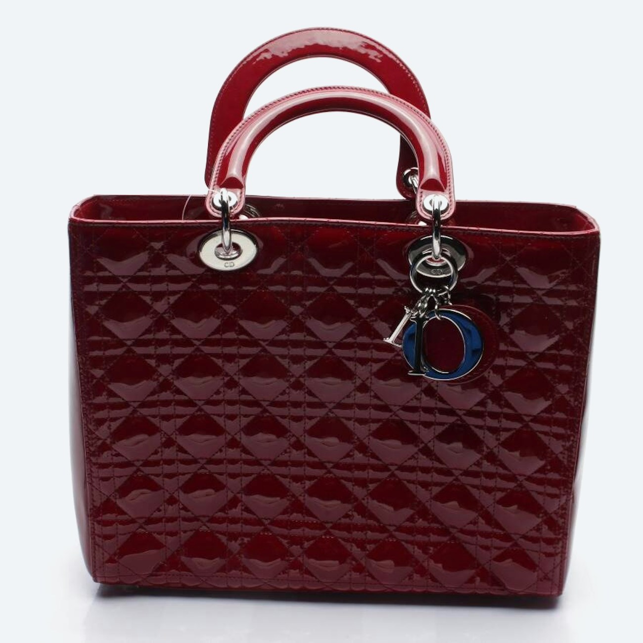 Image 1 of Lady Dior Handbag Red in color Red | Vite EnVogue