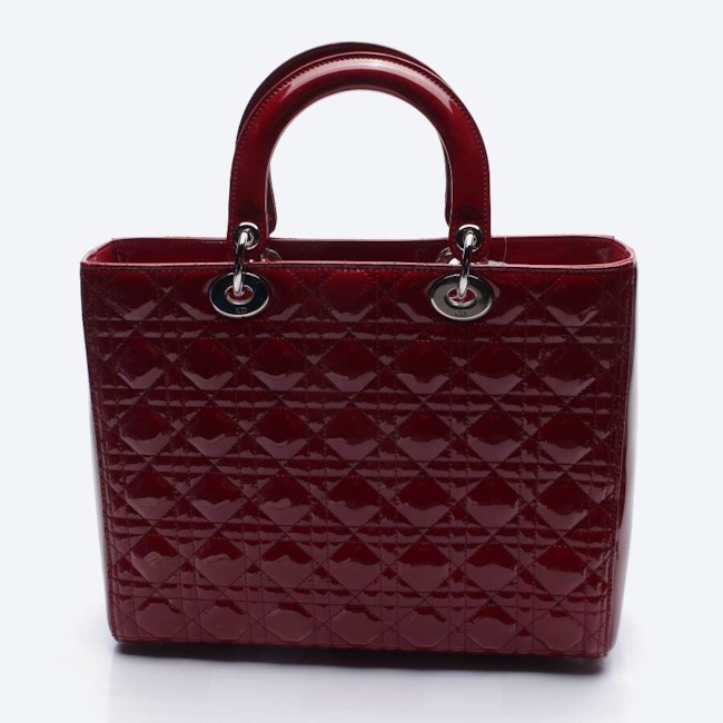 Image 2 of Lady Dior Handbag Red in color Red | Vite EnVogue