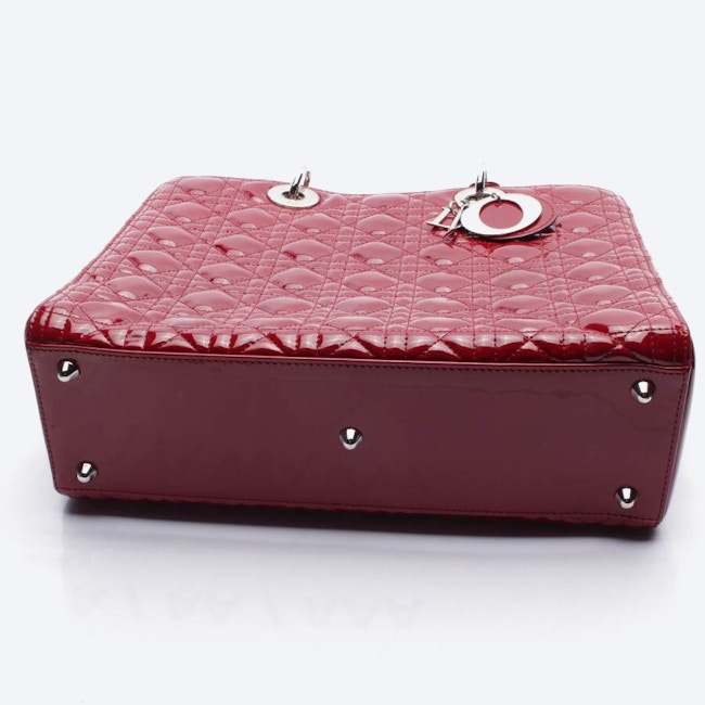 Image 3 of Lady Dior Handbag Red in color Red | Vite EnVogue