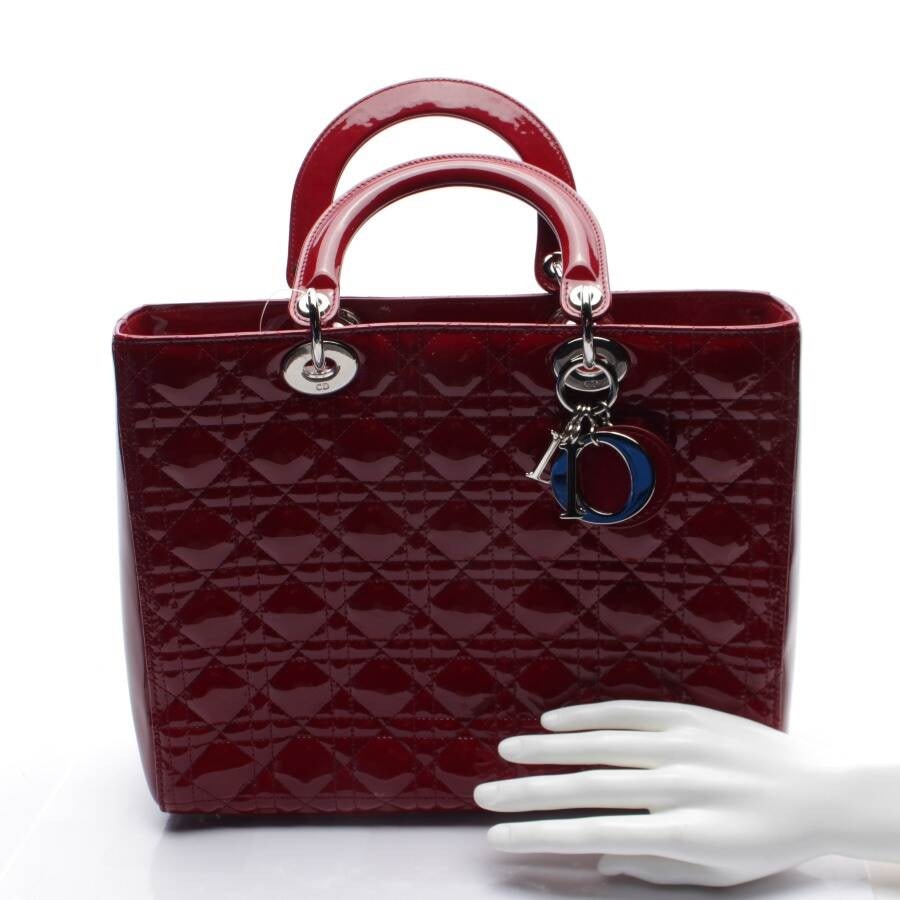 Image 4 of Lady Dior Handbag Red in color Red | Vite EnVogue