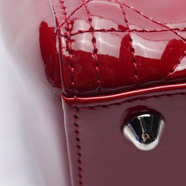 Image 6 of Lady Dior Handbag Red in color Red | Vite EnVogue