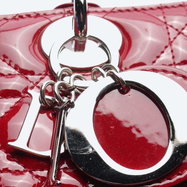 Bild 7 von Lady Dior Handtasche Rot in Farbe Rot | Vite EnVogue