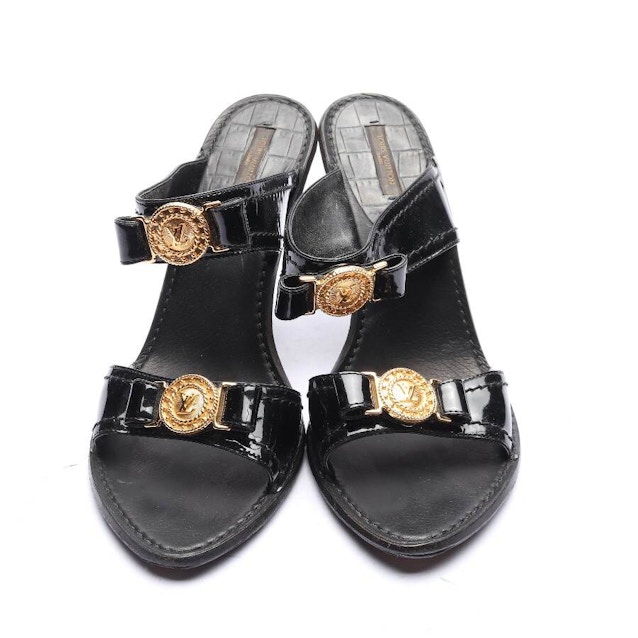 Heeled Sandals EUR 40.5 Black | Vite EnVogue