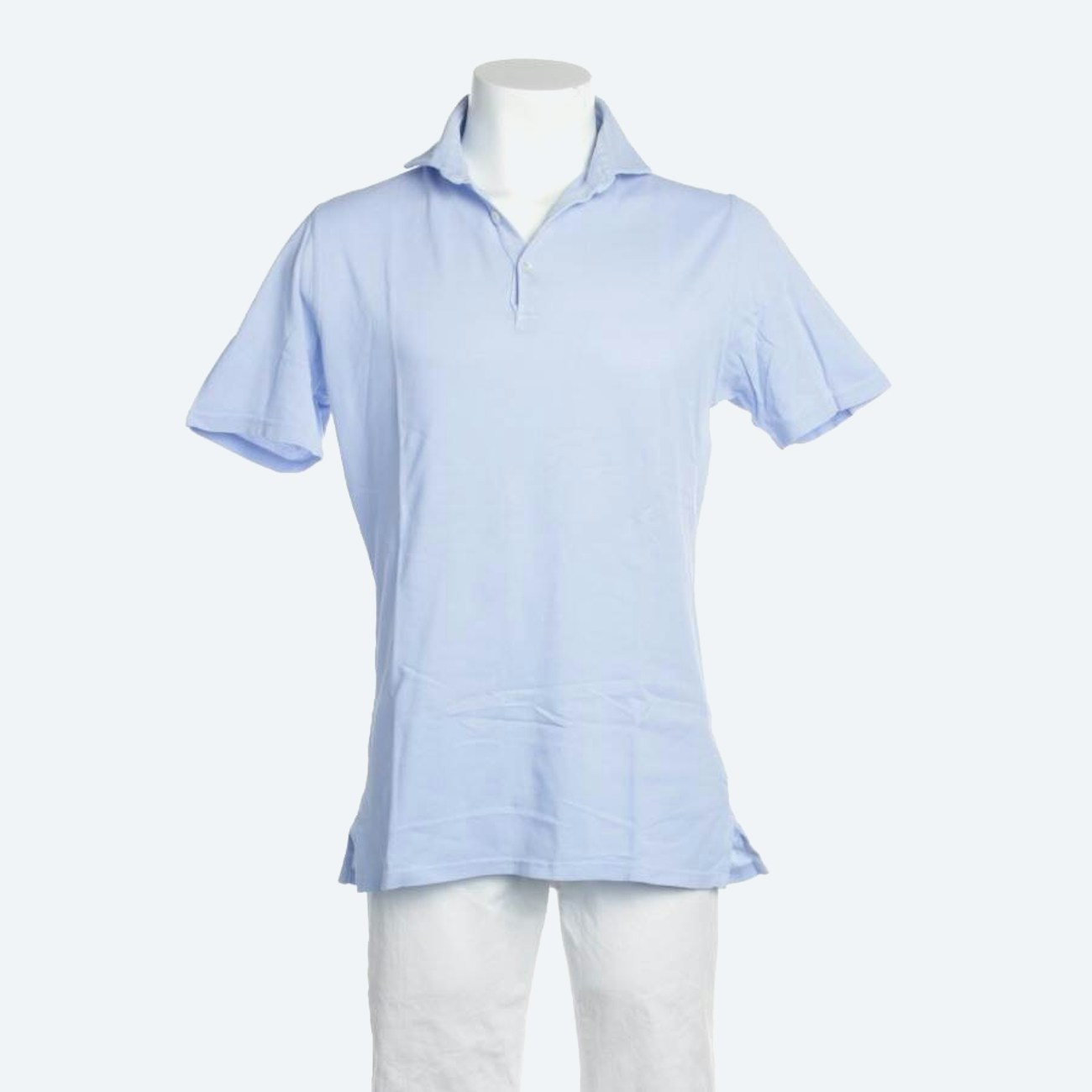 Image 1 of Polo Shirt 48 Light Blue in color Blue | Vite EnVogue