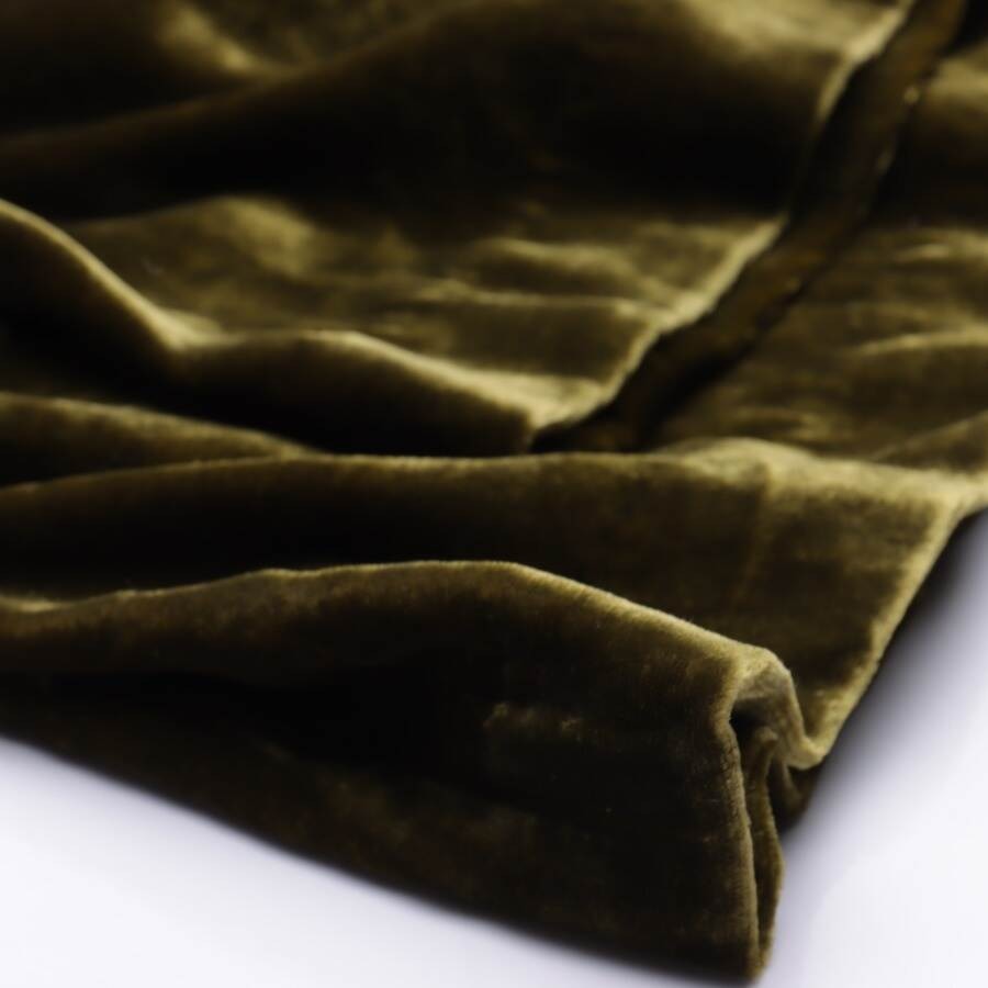 Image 3 of Velvet Pants 40 Olive Green in color Green | Vite EnVogue