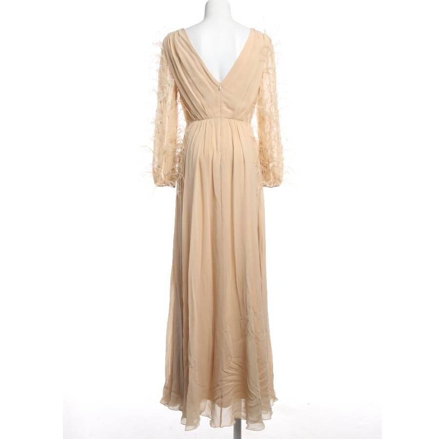 Image 2 of Silk Dress 38 Light Brown in color Brown | Vite EnVogue