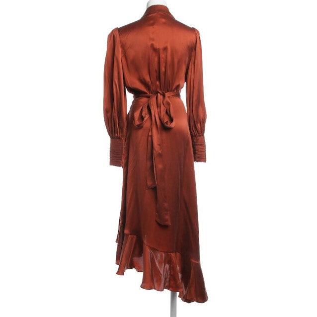 Silk Dress 38 Brown | Vite EnVogue