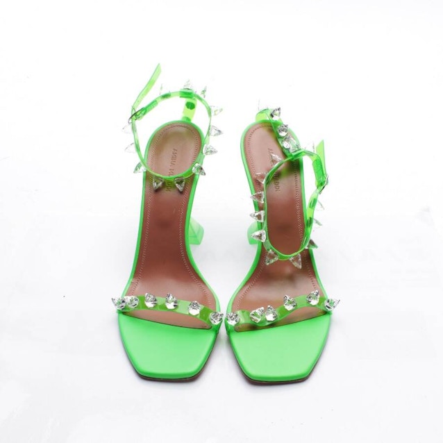 Heeled Sandals EUR 40.5 Neon Green | Vite EnVogue