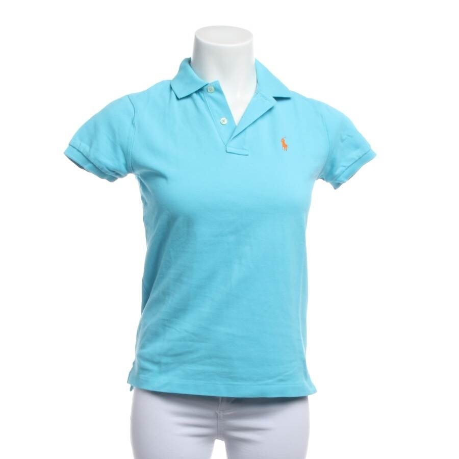 Image 1 of Polo Shirt One Size Turquoise in color Blue | Vite EnVogue