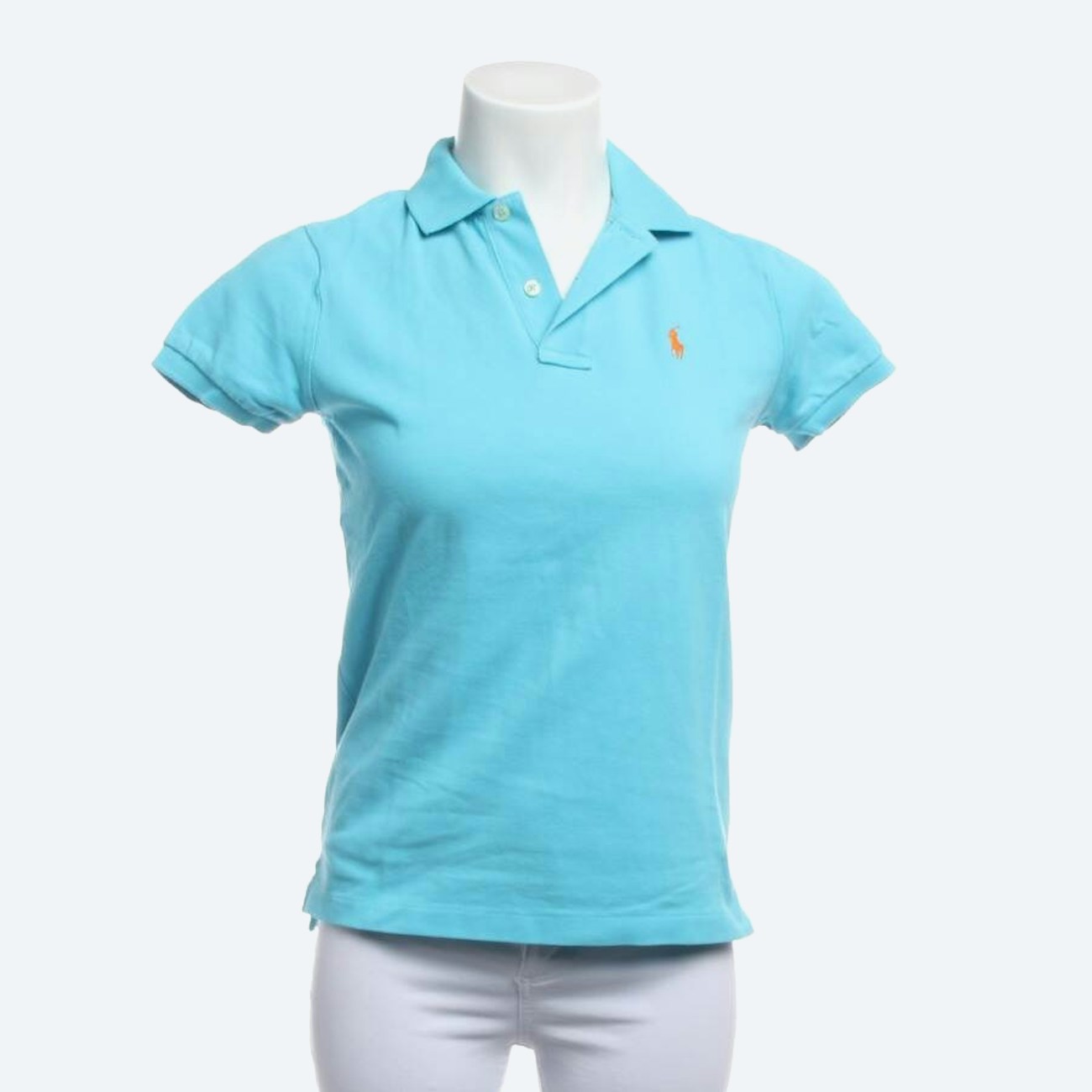 Bild 1 von Poloshirt One Size Türkis in Farbe Blau | Vite EnVogue