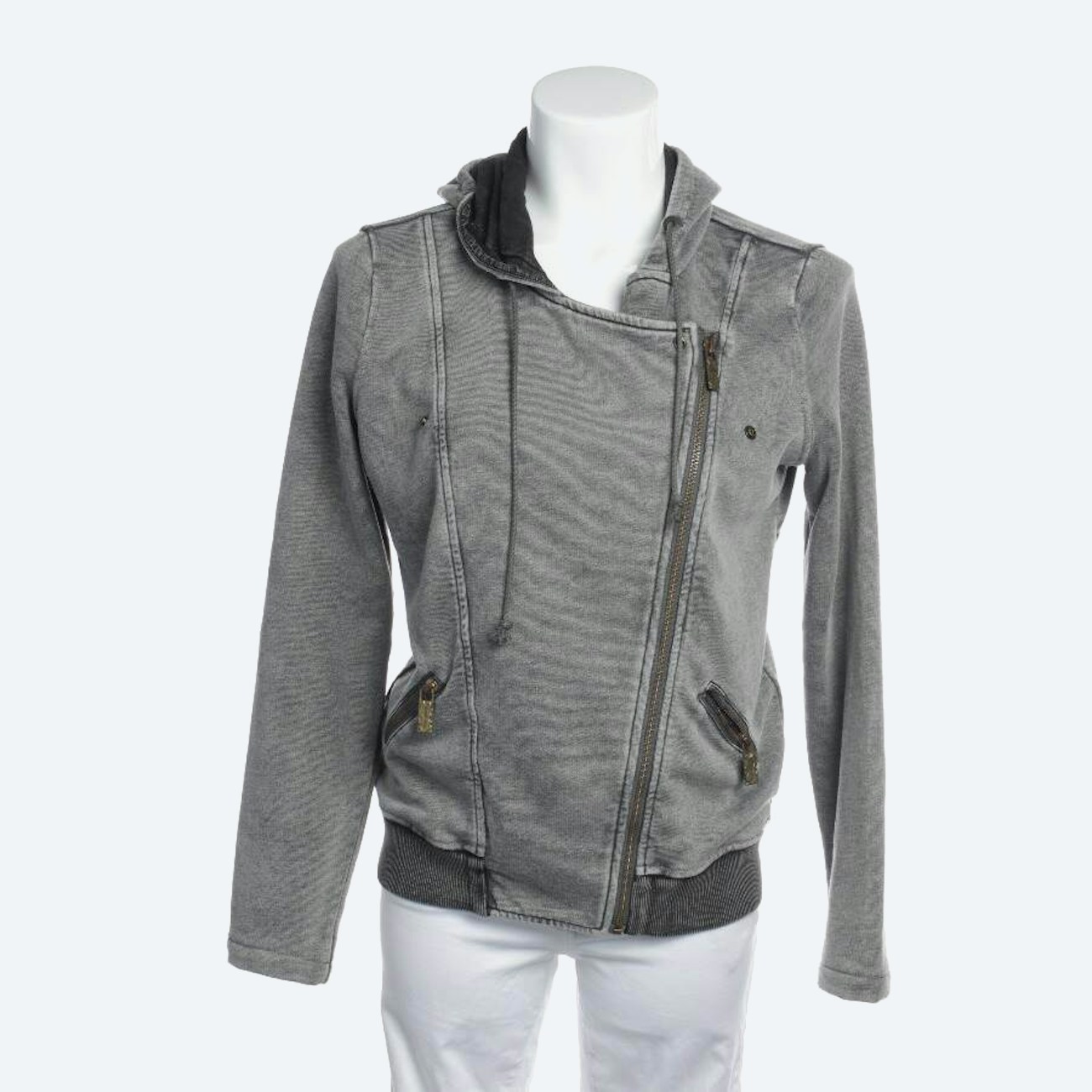 Image 1 of Sweat Jacket M Gray in color Gray | Vite EnVogue