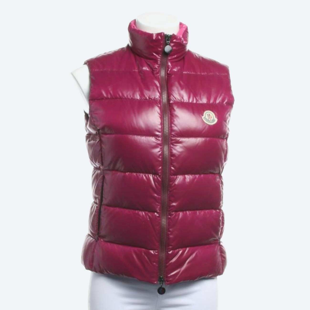 Image 1 of Down Vest 36 Fuchsia in color Pink | Vite EnVogue