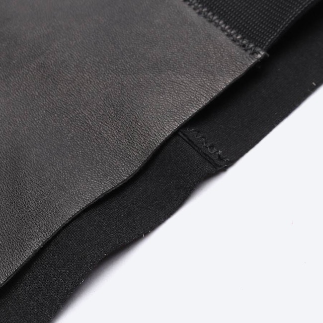 Image 3 of Leather Skirt 40 Black in color Black | Vite EnVogue