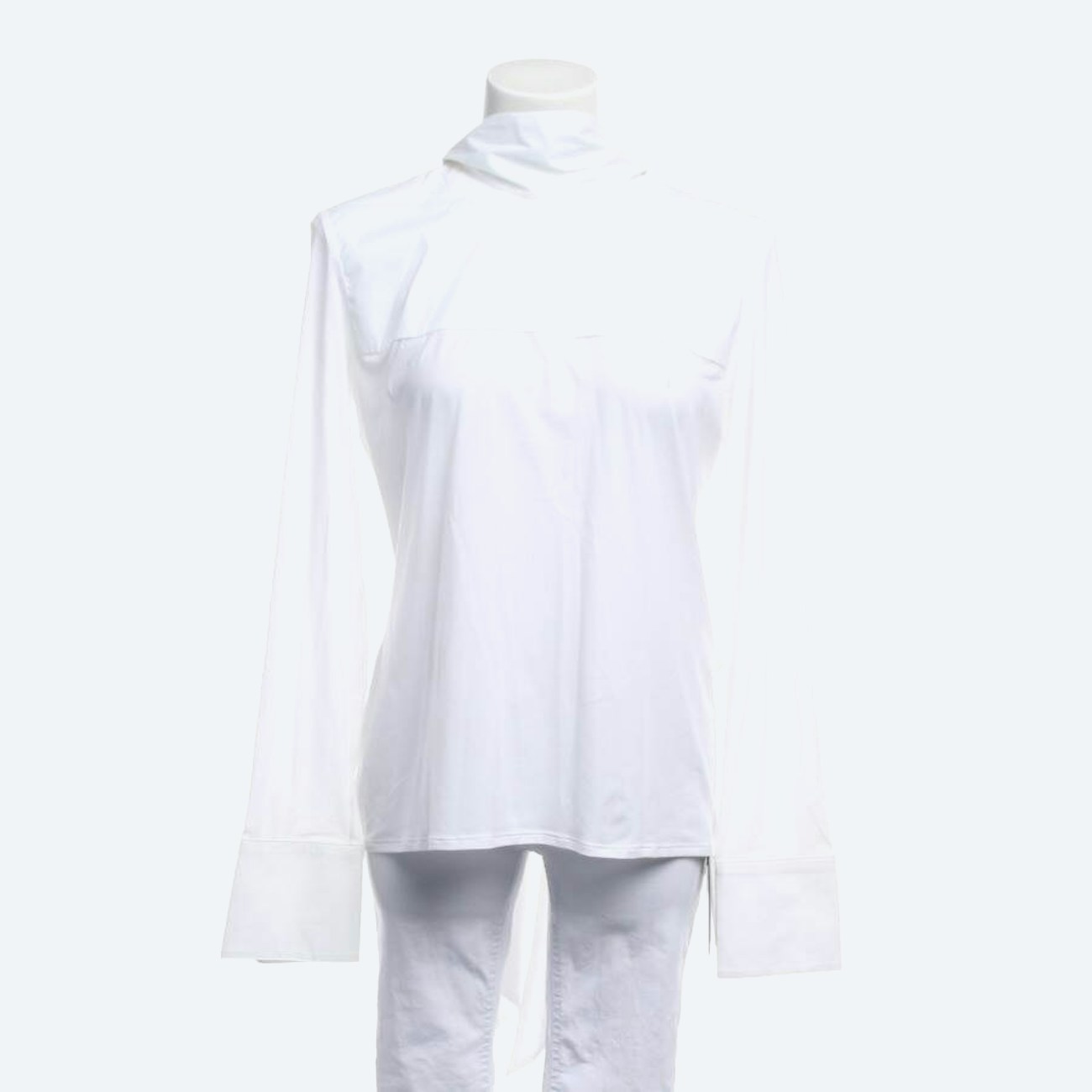 Image 1 of Shirt Blouse 42 White in color White | Vite EnVogue
