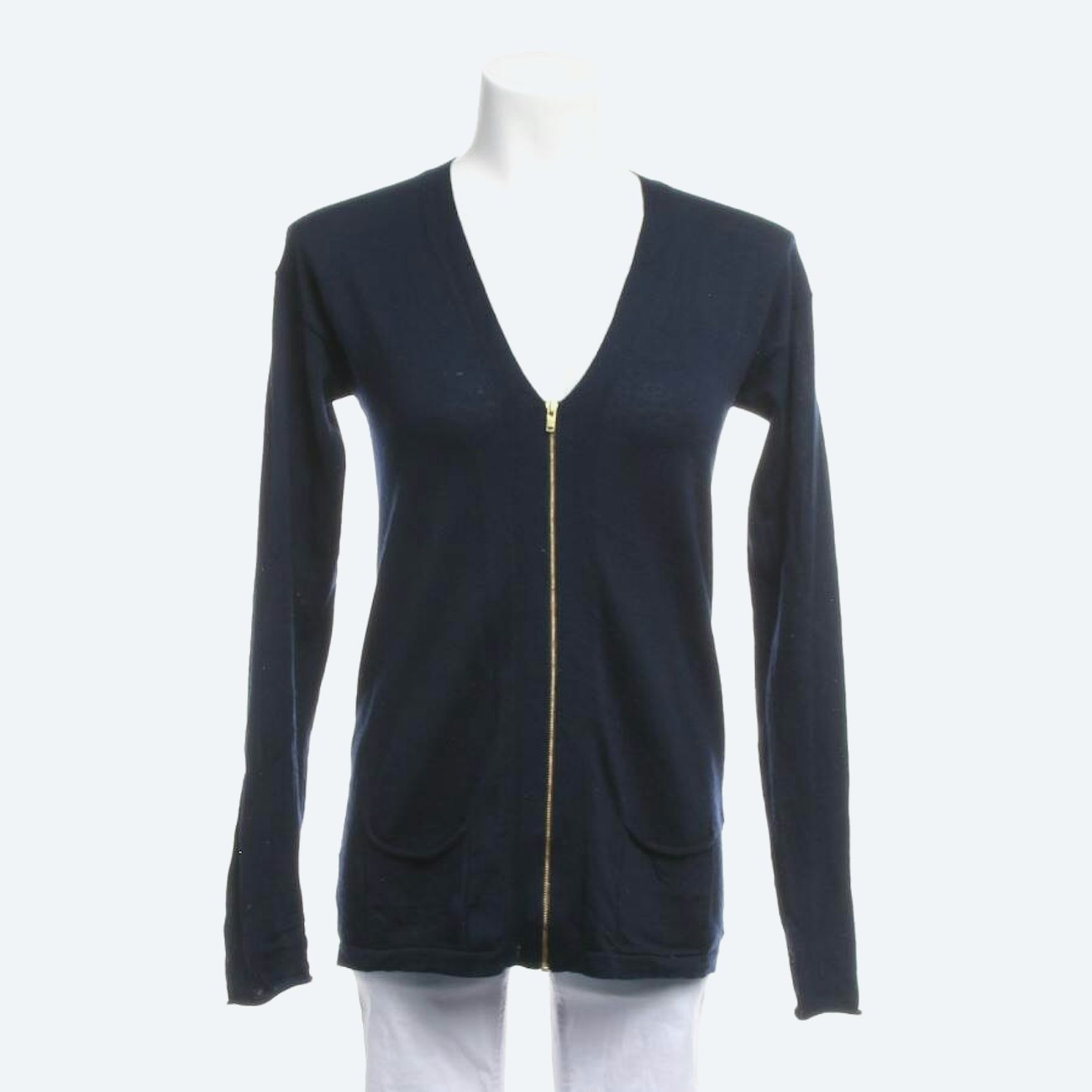 Image 1 of Wool Cardigan 34 Navy in color Blue | Vite EnVogue
