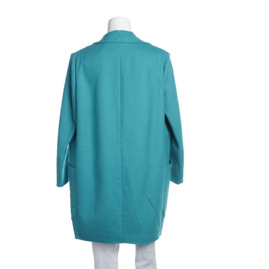 Image 2 of Between-seasons Coat M Turquoise in color Blue | Vite EnVogue