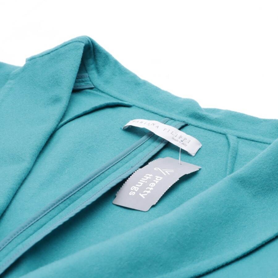 Image 3 of Between-seasons Coat M Turquoise in color Blue | Vite EnVogue