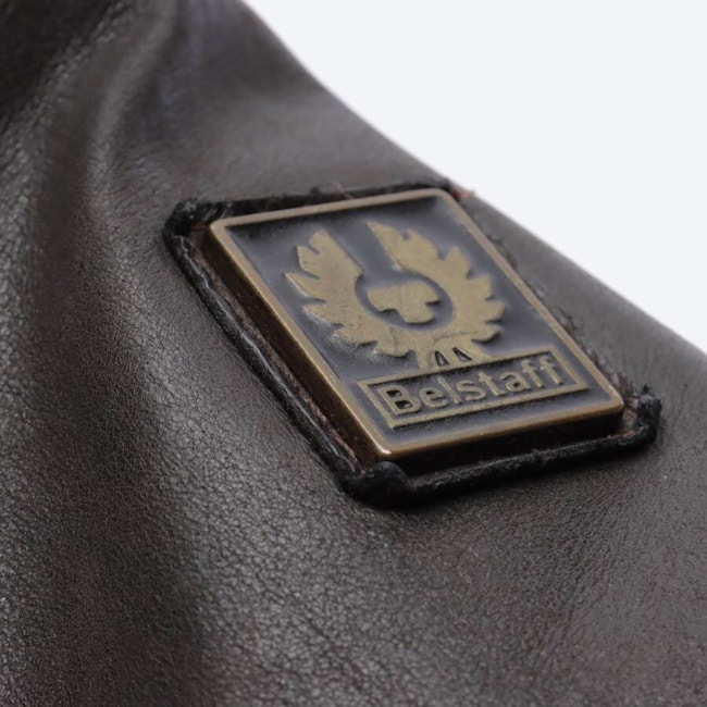 Image 4 of Leather Jacket L Dark Brown in color Brown | Vite EnVogue