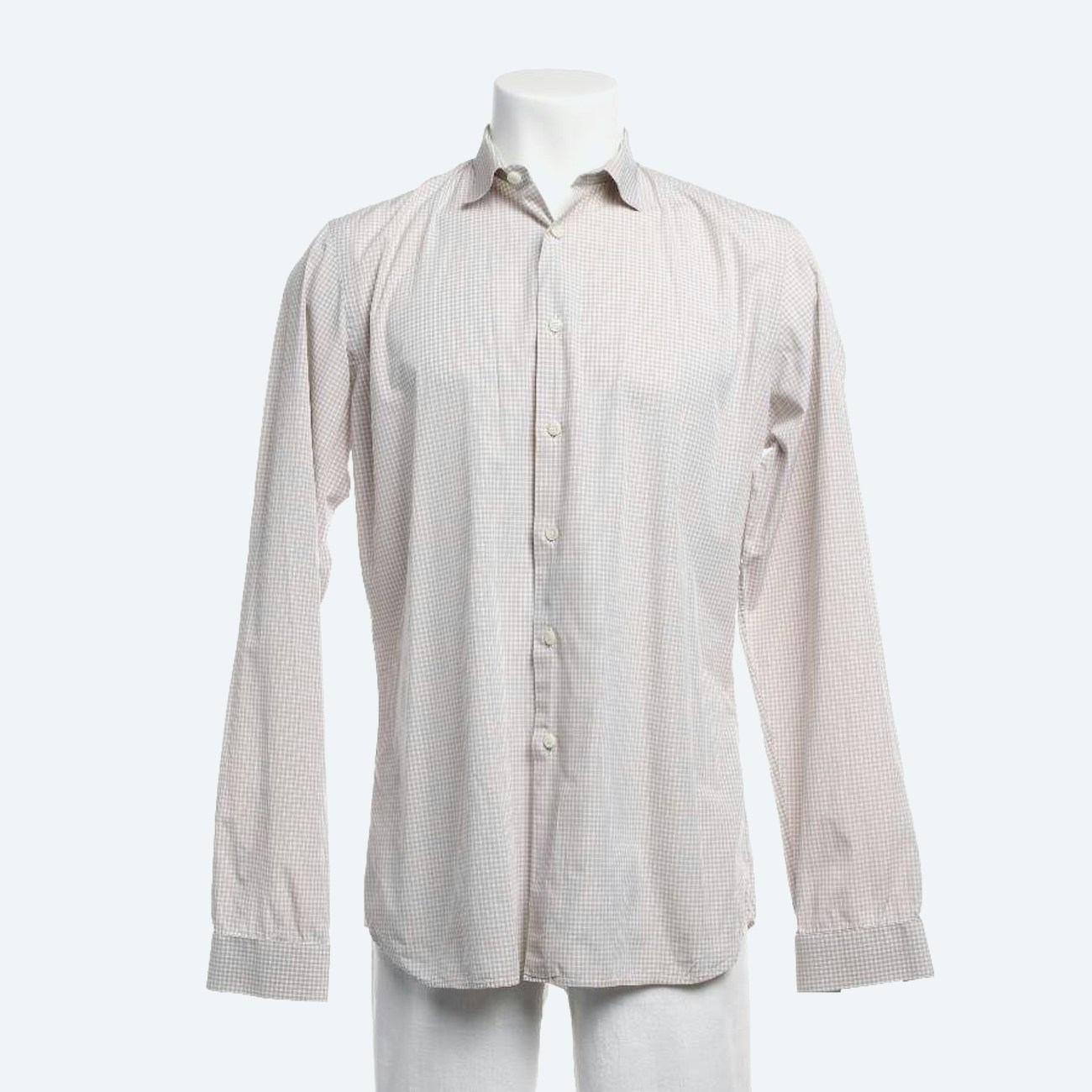 Image 1 of Casual Shirt 42 Beige in color White | Vite EnVogue