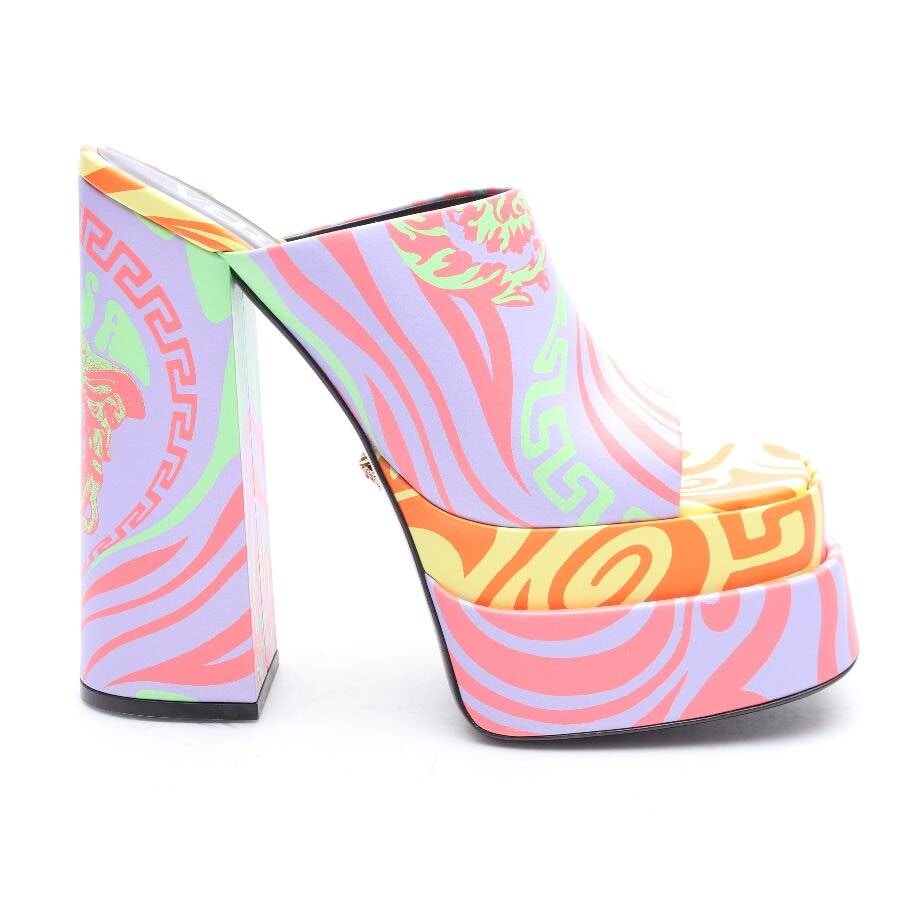 Image 1 of Heeled Sandals EUR 39.5 Multicolored in color Multicolored | Vite EnVogue