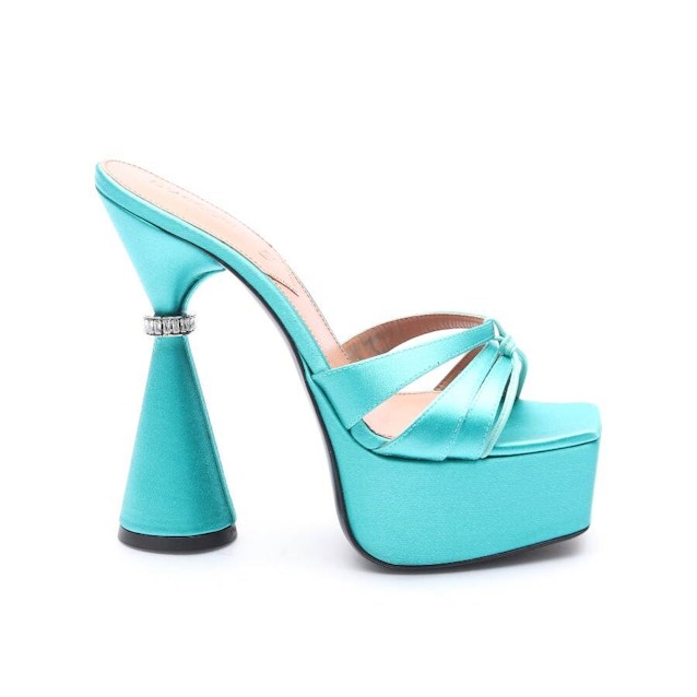 Image 1 of Heeled Sandals EUR 36 Turquoise | Vite EnVogue