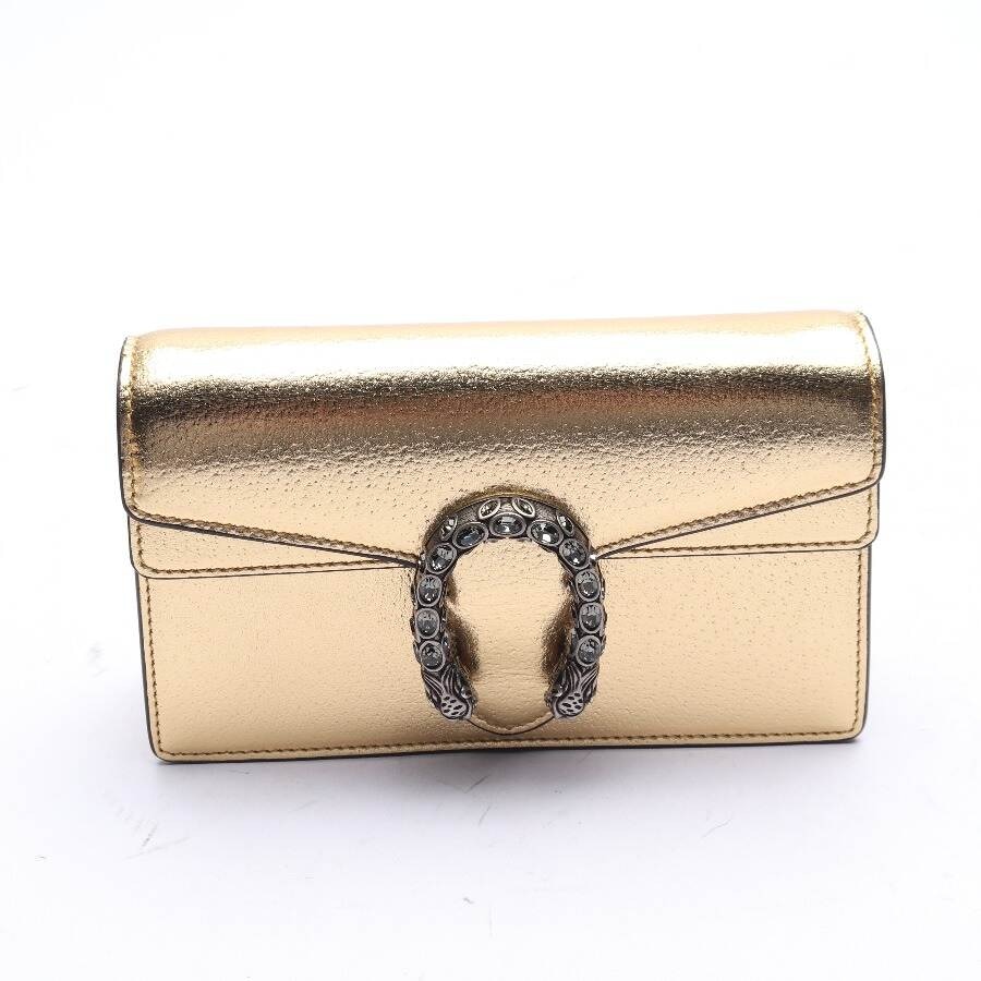 Image 1 of DIONYSUS SUPER MINI BAG Evening Bag Gold in color Metallic | Vite EnVogue