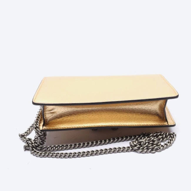 Image 3 of DIONYSUS SUPER MINI BAG Evening Bag Gold in color Metallic | Vite EnVogue