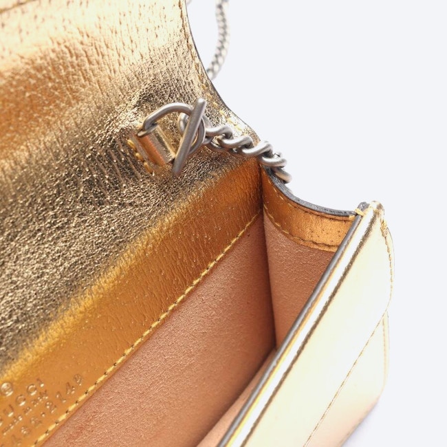 Image 5 of DIONYSUS SUPER MINI BAG Evening Bag Gold in color Metallic | Vite EnVogue