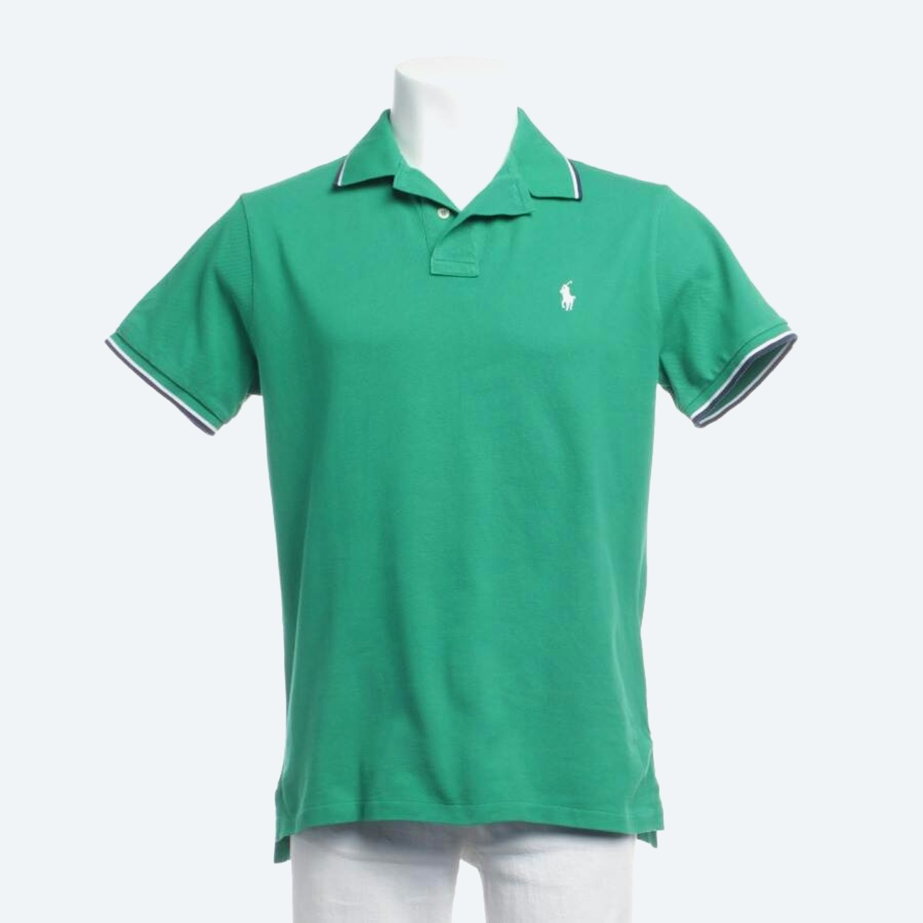 Image 1 of Polo Shirt M Green in color Green | Vite EnVogue