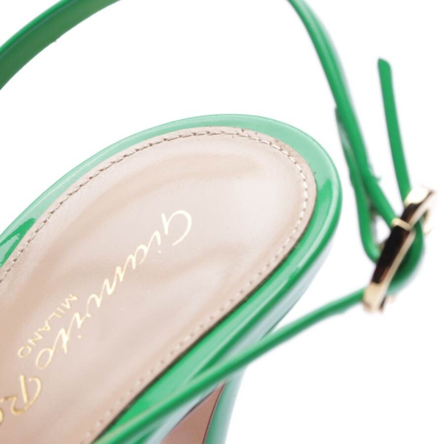 Image 6 of Heeled Sandals EUR 39 Green in color Green | Vite EnVogue