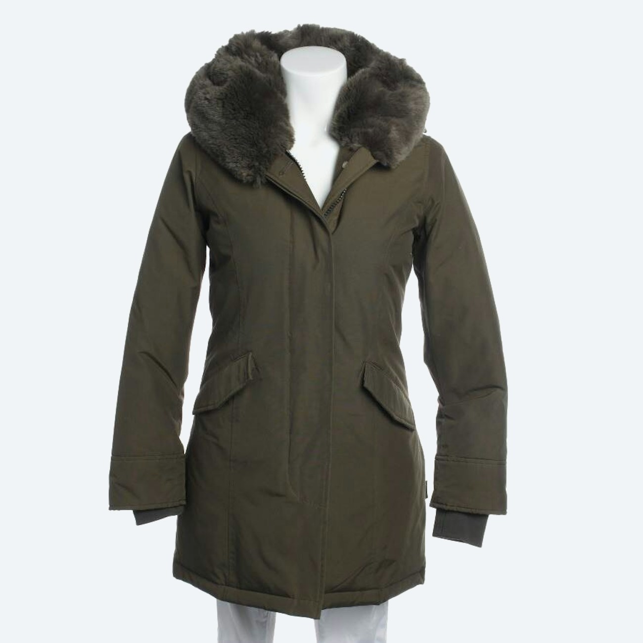 Image 1 of Arctic Parka Winter Jacket XS Green in color Green | Vite EnVogue
