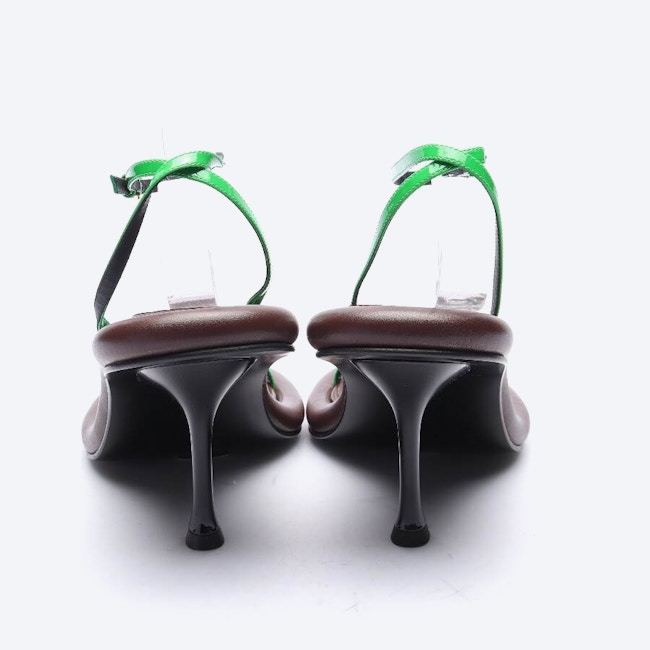 Image 3 of Heeled Sandals EUR 41 Green in color Green | Vite EnVogue
