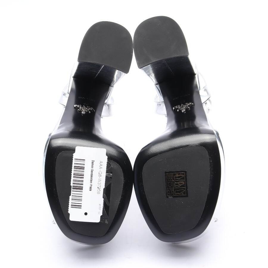 Image 4 of Heeled Sandals EUR 40 Silver in color Metallic | Vite EnVogue