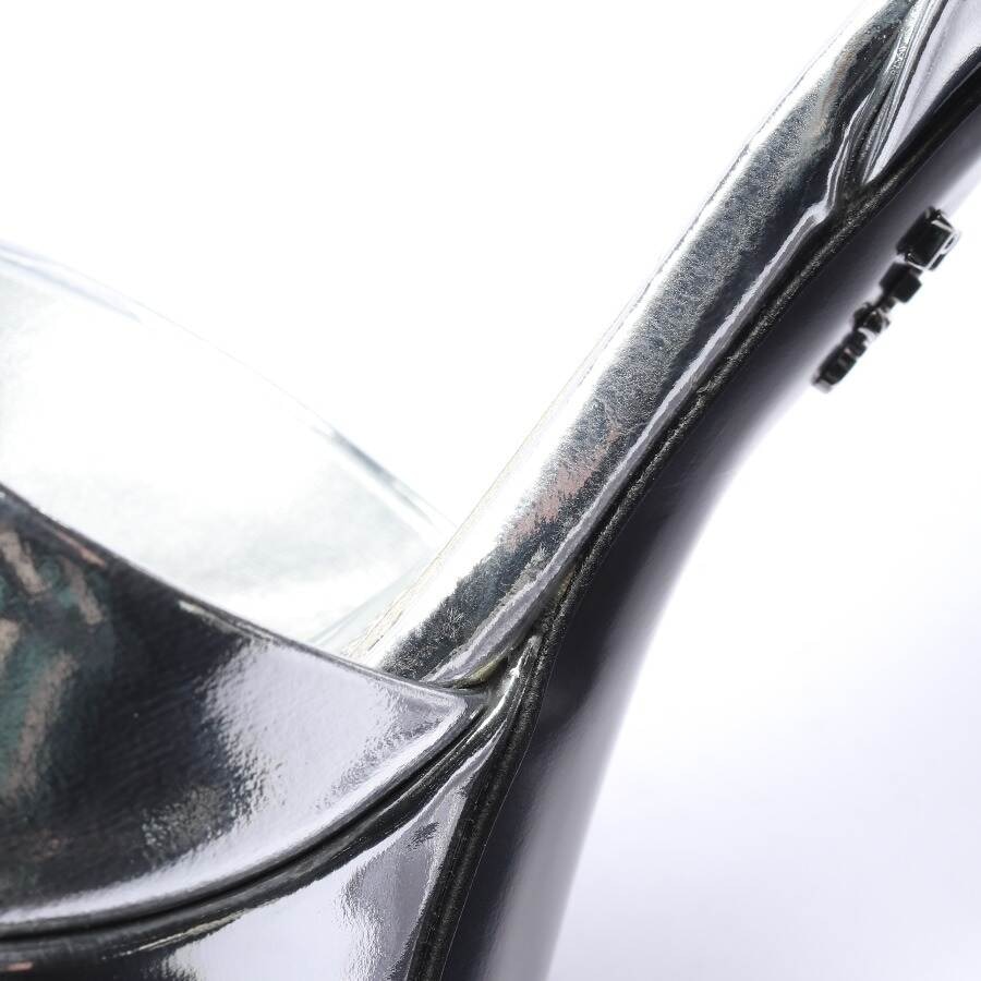Image 6 of Heeled Sandals EUR 40 Silver in color Metallic | Vite EnVogue
