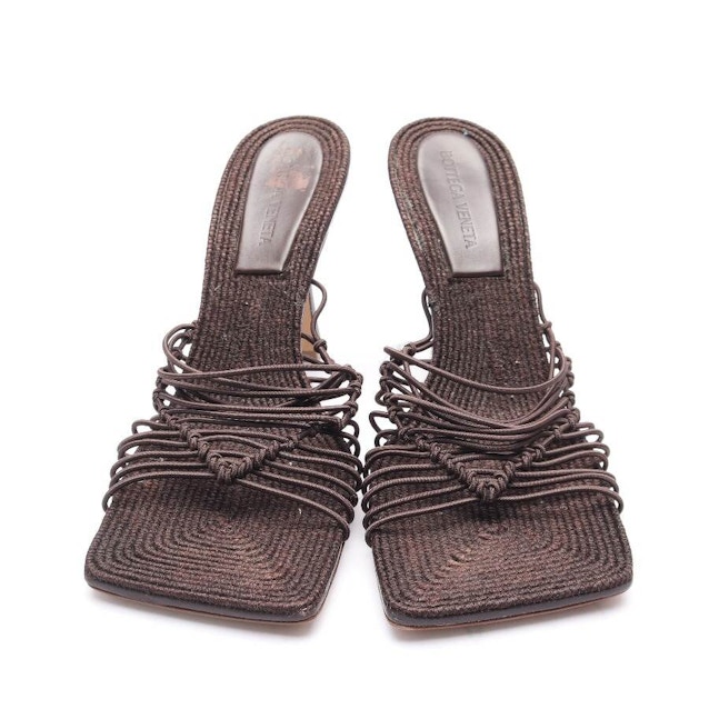Heeled Sandals EUR 40 Dark Brown | Vite EnVogue
