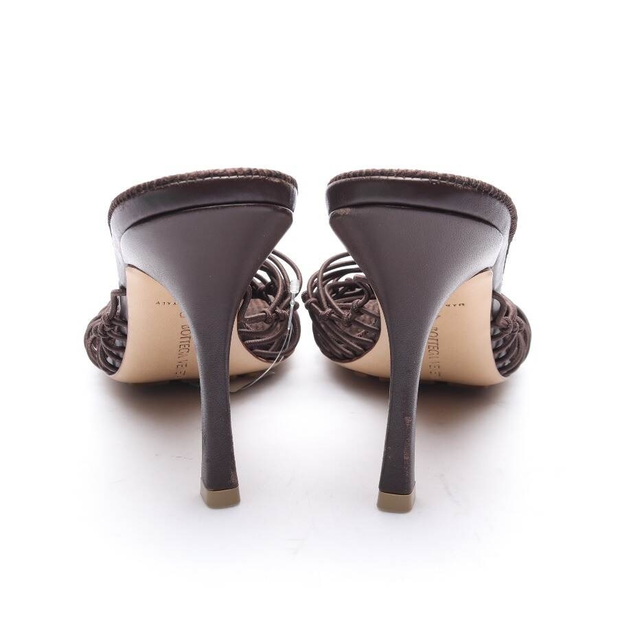 Image 3 of Heeled Sandals EUR 40 Dark Brown in color Brown | Vite EnVogue