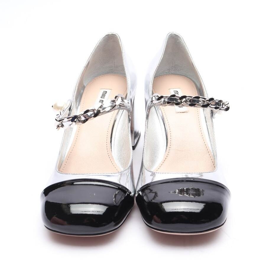 Image 2 of High Heels EUR 39.5 Silver in color Metallic | Vite EnVogue