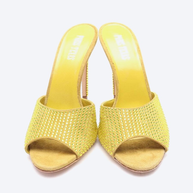 Image 2 of Heeled Sandals EUR 40 Yellow in color Yellow | Vite EnVogue