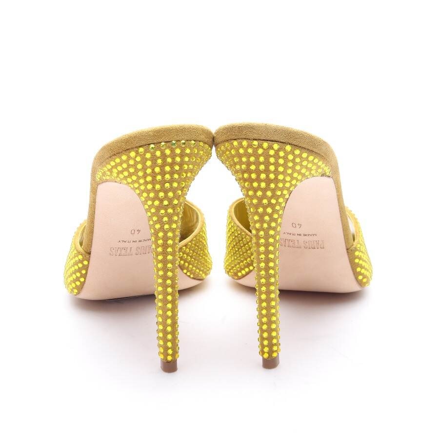Image 3 of Heeled Sandals EUR 40 Yellow in color Yellow | Vite EnVogue